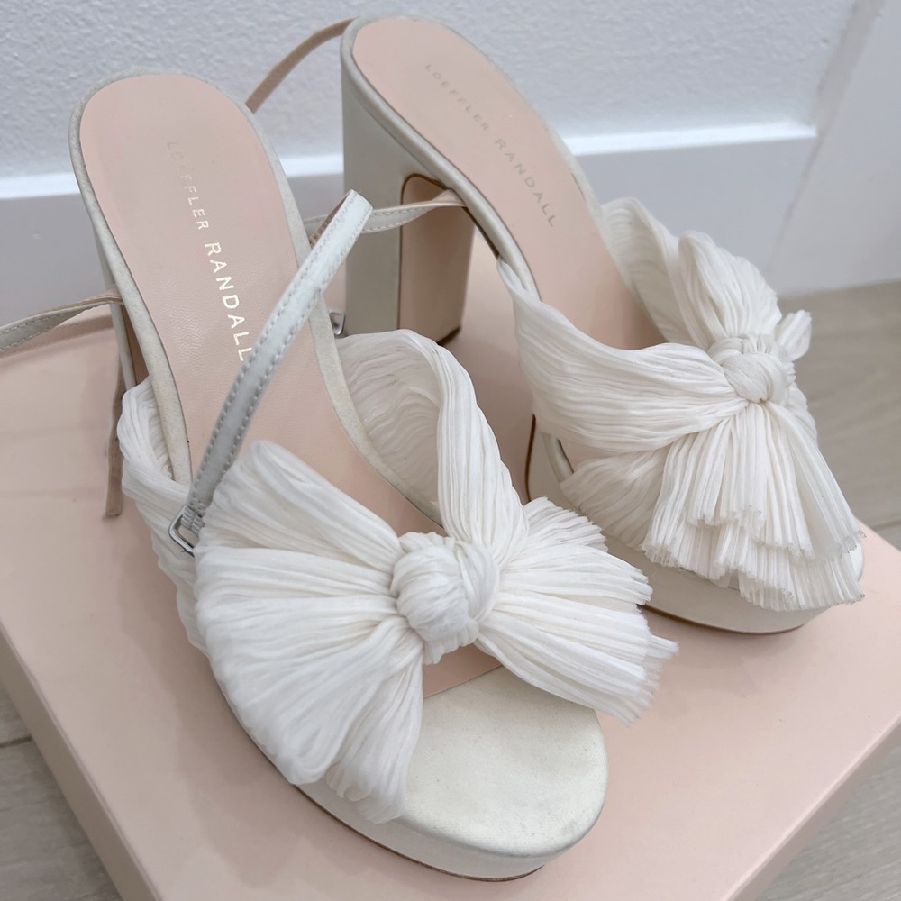 Loeffer Randall Natalie Size 7 Ivory